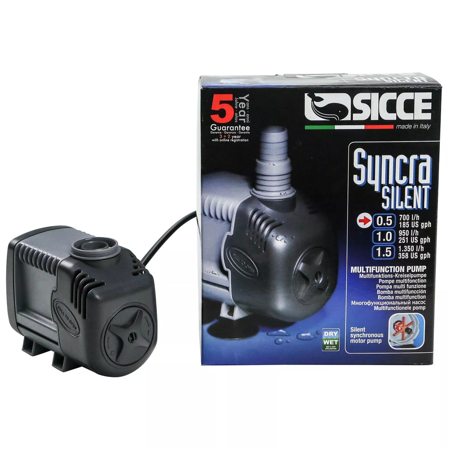 Syncra Silent Water Pump 0.5 (185 gph)