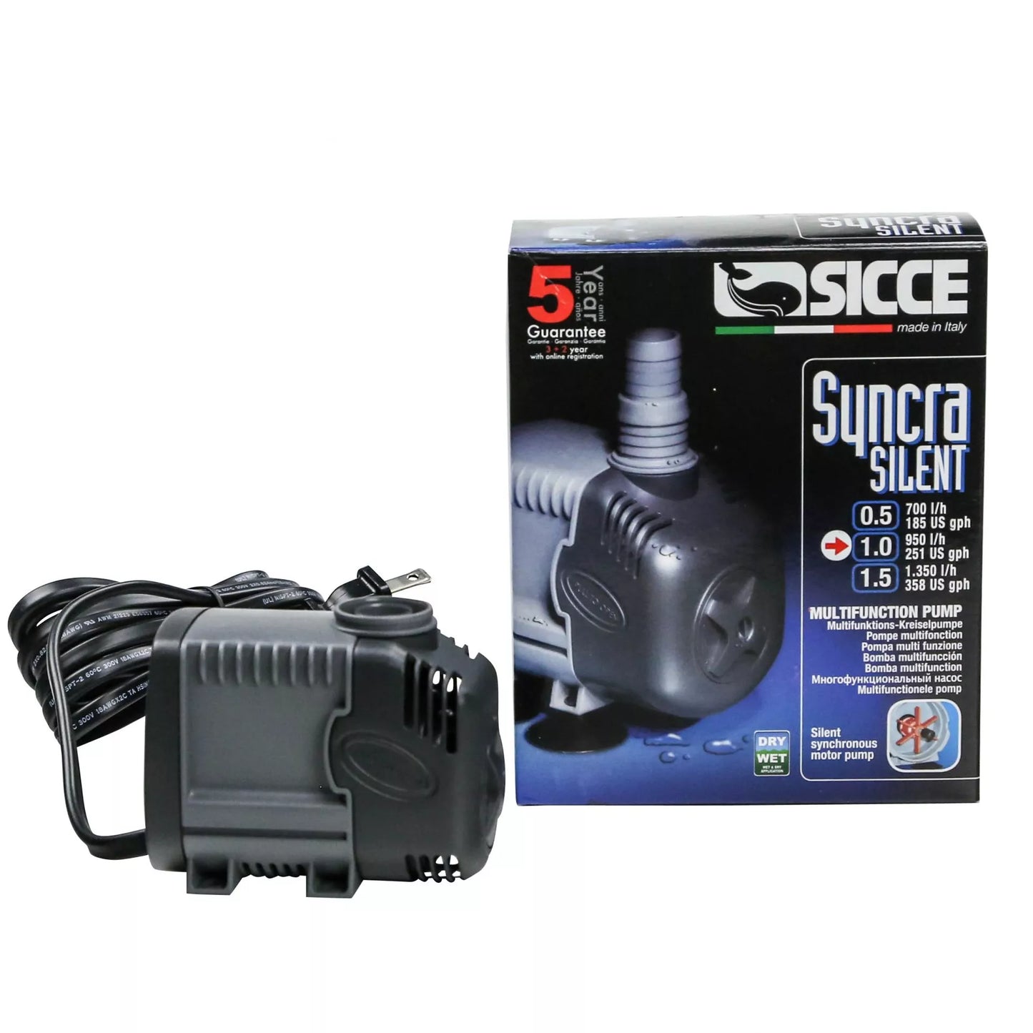 Syncra Silent Water Pump 1.0 (251 gph)