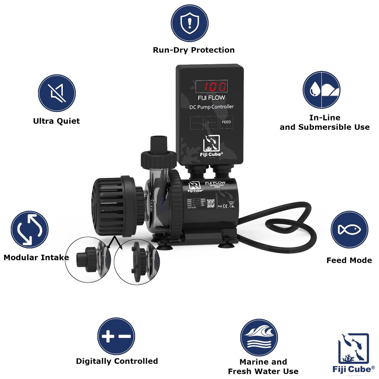 Fiji Flow DC water pumps with controller 300DC